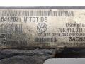 7L6412021 Амортизатор подвески левый передний Volkswagen Touareg 2009г. - фото №4