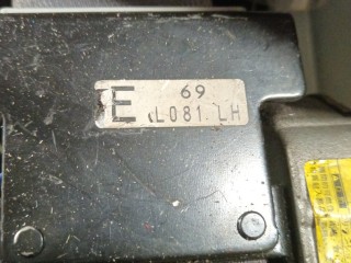 Ремень безопасности левый передний, ориг. номер L08157L90A69, Mazda MPV 1999-2003