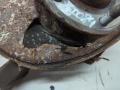 4802486, 20863127, 4818700, 23373013 Ступица (кулак, цапфа) правая передняя Opel Antara 2013г. - фото №2