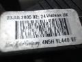 1673687, 4N5H9L440VF Радиатор интеркулера Volvo V50 2005г. - фото №3