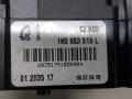 1K0953519L Переключатель дворников (стеклоочистителя) Skoda Superb 2010г. - фото №3