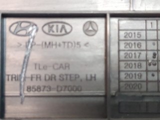 Пластик (обшивка) салона, ориг. номер 85873D7000, Hyundai Tucson 3 2015-2018