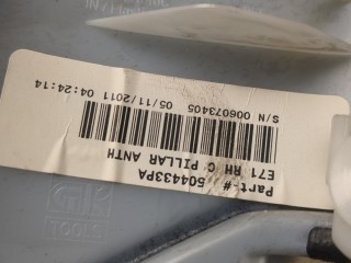 Пластик (обшивка) салона правый, ориг. номер 51437896766, 7896766, BMW X6 2007-2012