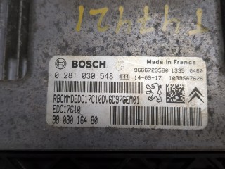 Блок управления двигателем, ориг. номер 0281030548, 9808016480, Citroen C4 Picasso 2013-2016