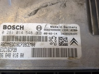 Блок управления двигателем, ориг. номер 9662489680, 9664801680, 0281014548, Citroen C5 2007-2017