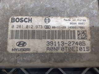 Блок управления двигателем, ориг. номер 3911327405, 0281012973, Hyundai Sonata 5 NF 2004-2008