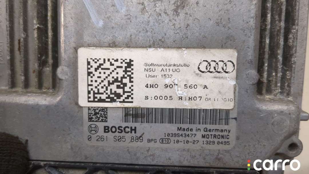 4H0907560A Блок управления двигателем Audi A8 2011г. - фото №4