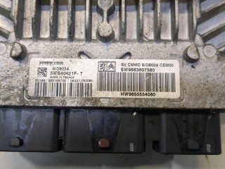Блок управления двигателем, ориг. номер 9663607580, Citroen C4 2004-2014