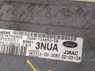 Блок управления двигателем, ориг. номер 2S6A12A650ZB, Ford Fiesta 2001-2007