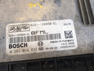 Блок управления двигателем, ориг. номер 0281014832, 8G9112A650EL, Ford Mondeo 2006-2010