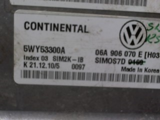 Блок управления двигателем, ориг. номер 06A906070E, Volkswagen Caddy 2004-2010