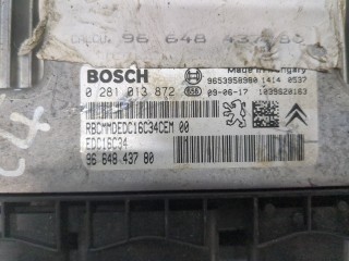 Блок управления двигателем, ориг. номер 9653958980, 0261207318, Citroen C4 Picasso 2016-2018