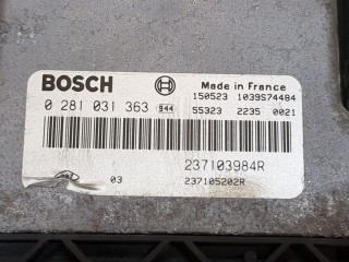 Блок управления двигателем, ориг. номер 237103984R, 0281031363, Opel Vivaro 2014-2019