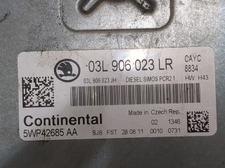 Блок управления двигателем, ориг. номер 03L906023LR, Volkswagen Golf 6 2008-2012