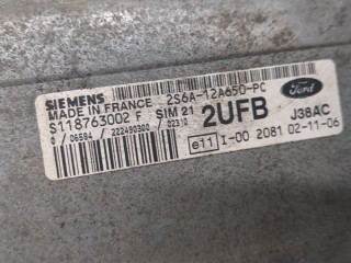 Блок управления двигателем, ориг. номер 2S6A12A650PC, Ford Fiesta 2001-2007