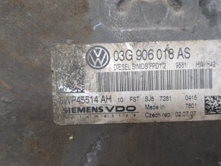 Блок управления двигателем, ориг. номер 03G906018AS, Volkswagen Passat 2005-2010