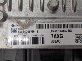 Блок управления двигателем, ориг. номер 6M5112A650BG, 5WS40487H, Ford Focus 2004-2008