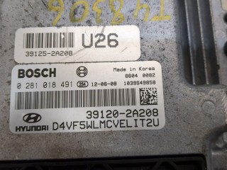 Блок управления двигателем, ориг. номер 0281018491, 391202A208, Hyundai i40 2011-2015