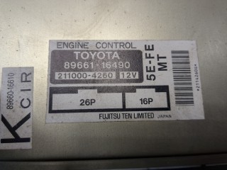Блок управления двигателем, ориг. номер 8966116490, Toyota Paseo 1995-1999