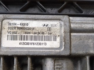 Блок управления двигателем, ориг. номер 39104-4X910, DDCRR0412C001F, KIA Carnival 2002-2006