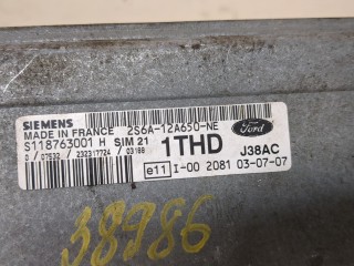 Блок управления двигателем, ориг. номер 2S6A12A650NE, Ford Fiesta 2001-2007