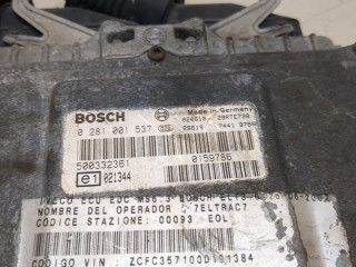 Блок управления двигателем, ориг. номер 500332361, 0281001537, Iveco Daily 1999-2006