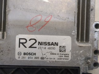 Блок управления двигателем, ориг. номер 237104BD9D, 0281034008, Nissan X-Trail (T32) 2013-2019