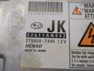 Блок управления двигателем, ориг. номер 22611AN042, Subaru Legacy 2006-2009
