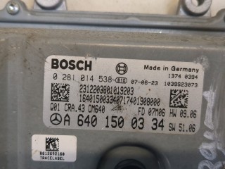 Блок управления двигателем, ориг. номер A6401500334, 0281014538, Mercedes B W245 2005-2008