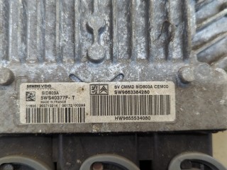 Блок управления двигателем, ориг. номер 9663384280, Peugeot 807 2002-2008