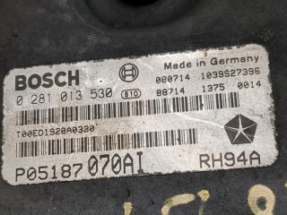Блок управления двигателем, ориг. номер 0281013530, 05187070AI, Chrysler Voyager 2007-2010