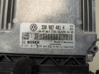 Блок управления двигателем, ориг. номер 3D0907401H, 0281017898, Volkswagen Phaeton 2010-2016