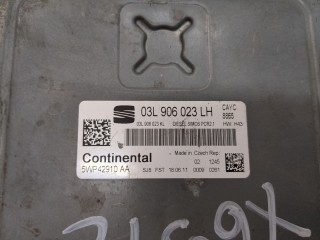 Блок управления двигателем, ориг. номер 03L906023LH, 5WP42910AA, Seat Leon 2005-2012