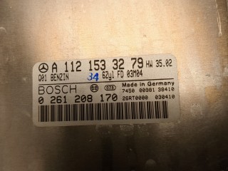 Блок управления двигателем, ориг. номер A1121533279, 0261208170, Mercedes S W220 2002-2005