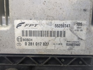 Блок управления двигателем, ориг. номер 55259747, Fiat 500L 2012-2017