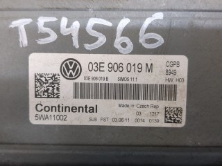 Блок управления двигателем, ориг. номер 03E906019M, 5WA11002, Volkswagen Polo 2009-2014
