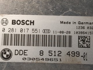 Блок управления двигателем, ориг. номер 13618512499, 0281017551, BMW X1 2009-2012