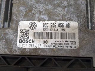Блок управления двигателем, ориг. номер 03C906056AB, 0261S02117, Volkswagen Golf Plus 2005-2009
