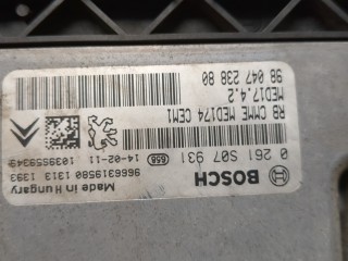 Блок управления двигателем, ориг. номер 9666319580, Peugeot 308 2011-2015
