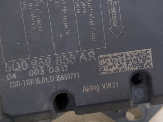 Блок управления подушками безопасности, ориг. номер 5Q0959655AR, Volkswagen Tiguan 2011-2019