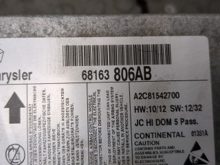 Блок управления подушками безопасности, ориг. номер 68163806AB, Dodge Journey 2011-2020