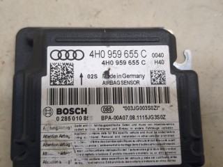 Блок управления подушками безопасности, ориг. номер 4H0959655C, Audi A8 2009-2014