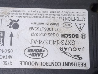 Блок управления подушками безопасности, ориг. номер GX7314D374AJ, 0285013333, Jaguar XF 2015-2020