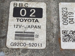Блок комфорта, ориг. номер G92C052011, Toyota Yaris 2005-2009