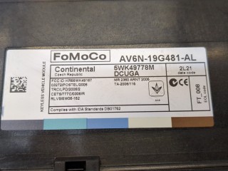 Блок комфорта, ориг. номер AV6N19G481AL, Ford Focus 2011-2015