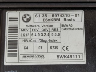 Блок комфорта, ориг. номер 6974310, BMW 5 серия 2002-2007