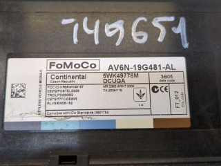 Блок комфорта, ориг. номер AV6N19G481AL, 5WK49778M, Ford Focus 2011-2015
