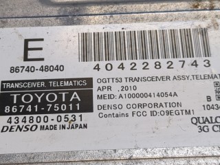 Блок комфорта, ориг. номер 8674048040, 8674175011, 4348000531, Lexus RX 2008-2012