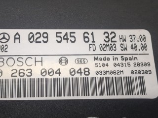 Блок управления парктрониками, ориг. номер A0295456132, 0263004048, Mercedes S W220 1998-2002