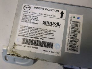 Блок управления радиоприемником, ориг. номер GS3P66DR0, Mazda 6 2007-2010
